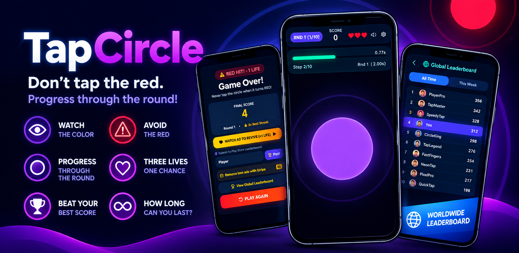 Tap game banner